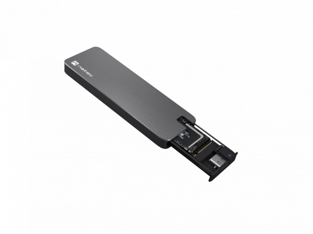 Чекмедже за твърд диск M.2 NVME, Natec Rhino, USB-C 3.1 Gen 2 