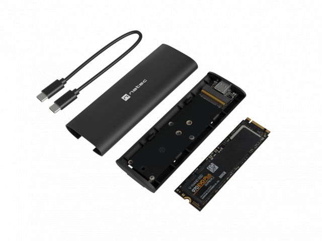 Чекмедже за твърд диск M.2 NVME, Natec Rhino 
