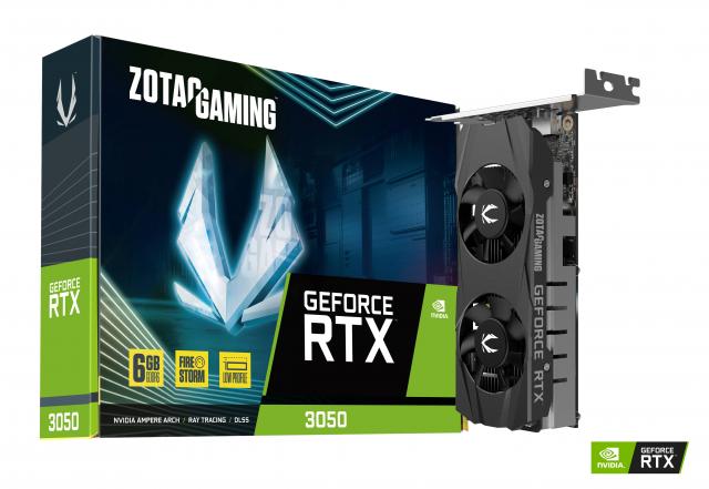 Graphic card ZOTAC GAMING RTX 3050 LP 6GB GDDR6 