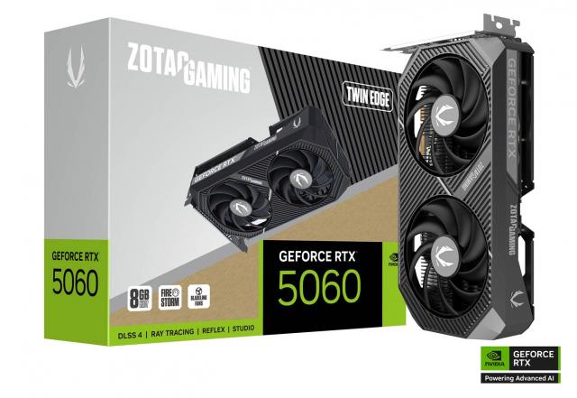Graphic card ZOTAC GAMING RTX 5060 Twin Edge 8GB GDDR7 