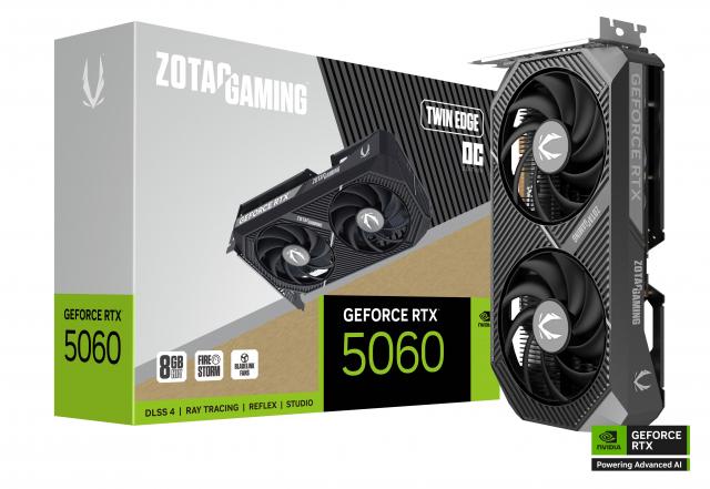 Graphic card ZOTAC GAMING RTX 5060 Twin Edge OC 8GB GDDR7 
