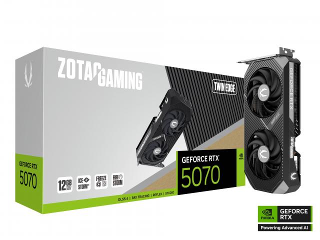 Graphic card ZOTAC GAMING RTX 5070 Twin Edge 12GB GDDR7 