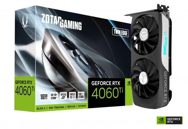 Graphic card ZOTAC GAMING RTX 4060 TI Twin Ege 16GB GDDR6 