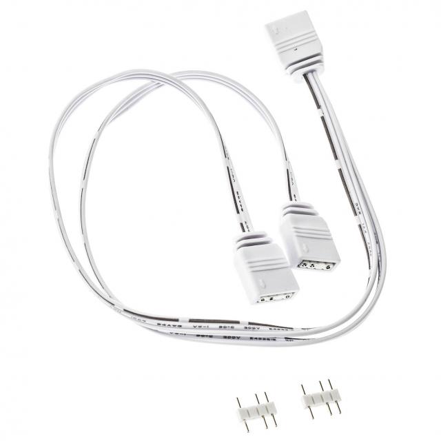 Cable Kolink ARGB 1-2 Splitter - 30 cm White 