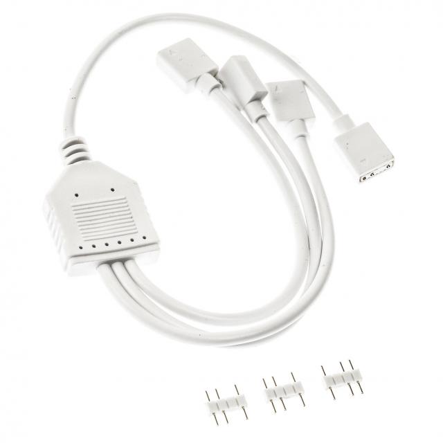 Cable Kolink ARGB 1-3 Splitter - 30 cm White 