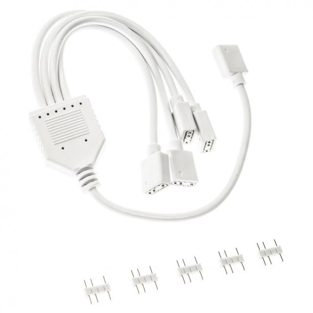 Cable Kolink ARGB 1-4 Splitter - 30 cm White 