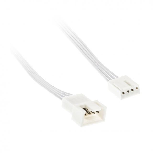 Kolink 4-Pin PWM Extension - 60cm, White 