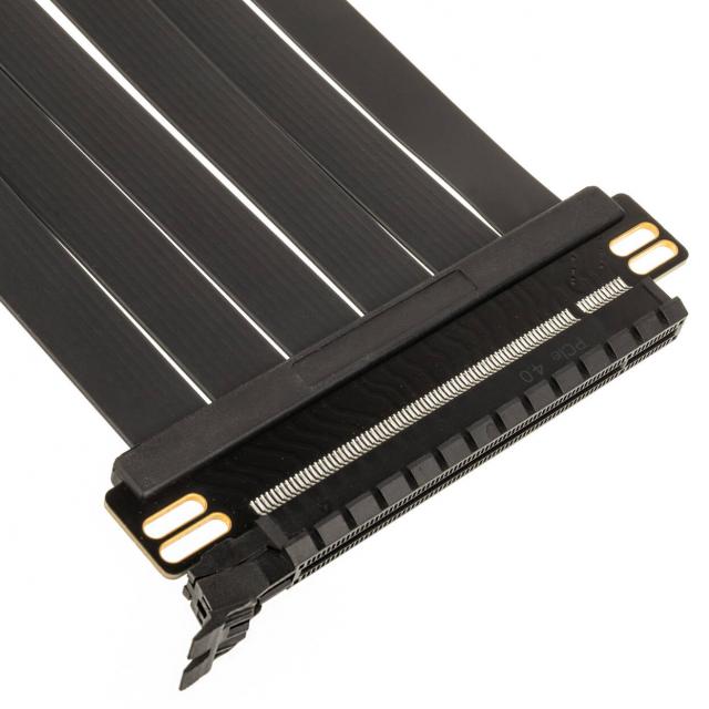 Kolink PCIe 5.0 Riser Cable, 180 degrees, 300mm - Black 