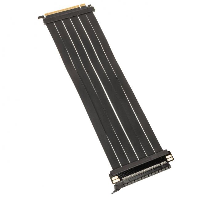 Kolink PCIe 5.0 Riser Cable, 180 degrees, 300mm - Black 